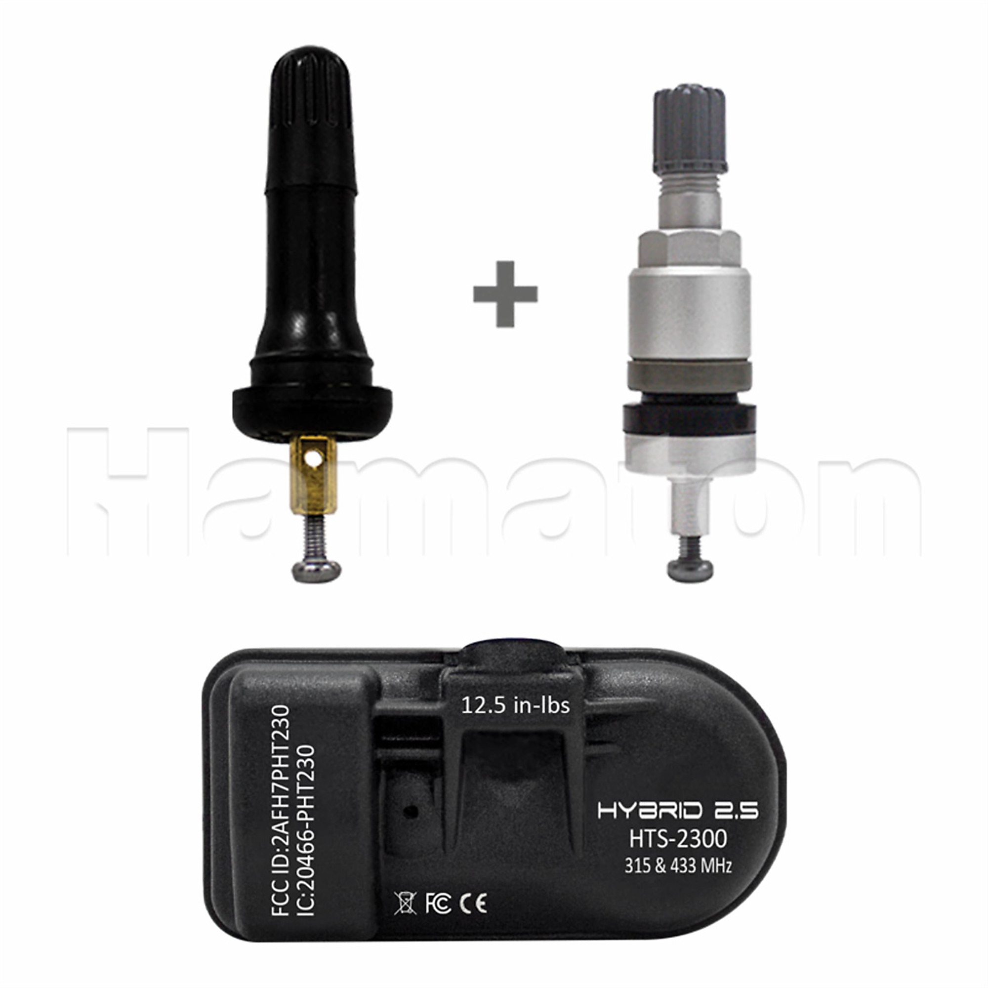 Hamaton U-Pro Hybrid 2.5 Universal Sensor — Dual Valves, Configurable, Programmable, 315/433 MHz, Model# HTS-A78DD
